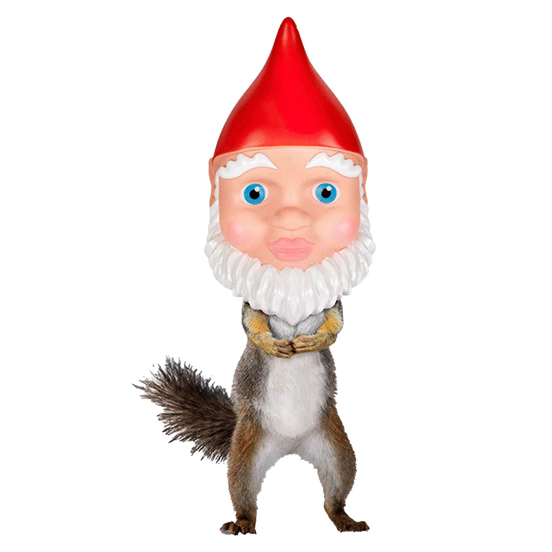 gnome squirrel feeder